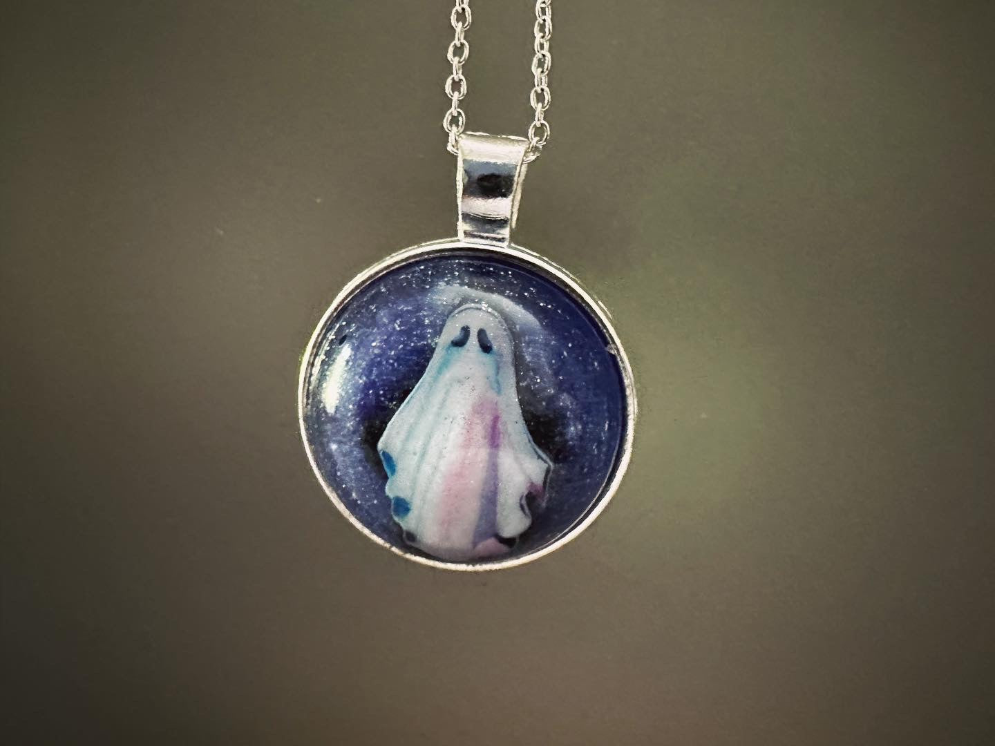 Ghost Necklace | Haunted Jewelry | Pet Spirit