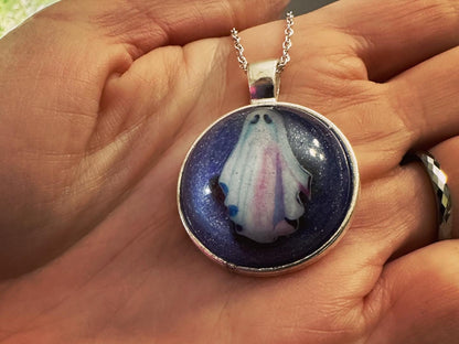 Ghost Necklace | Haunted Jewelry | Pet Spirit