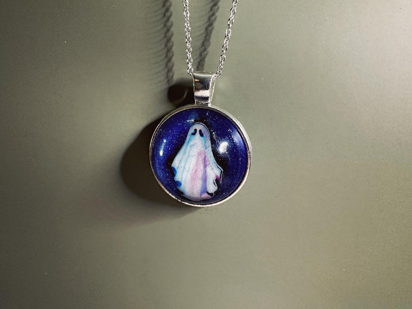 Ghost Necklace | Haunted Jewelry | Pet Spirit