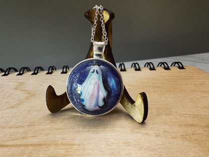 Ghost Necklace | Haunted Jewelry | Pet Spirit