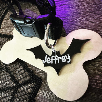 Bat Shaped Pet Tag