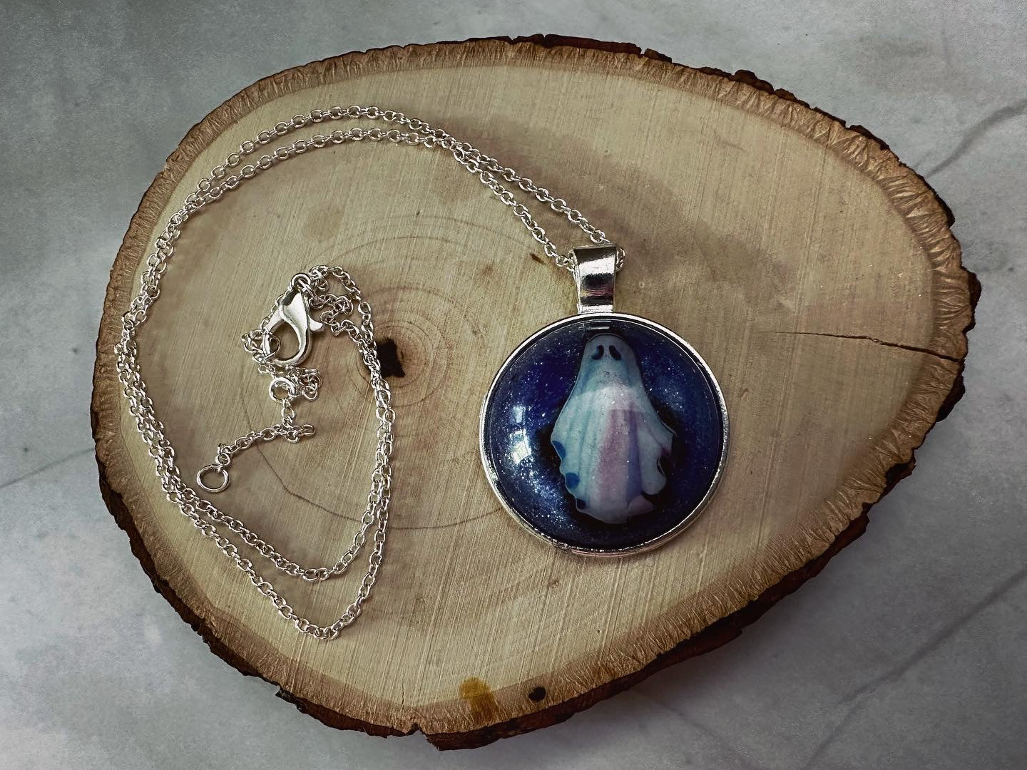 Ghost Necklace | Haunted Jewelry | Pet Spirit