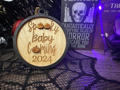 Spooky Baby Announcement Ornament