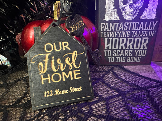 Skeleton Key First Home Ornament