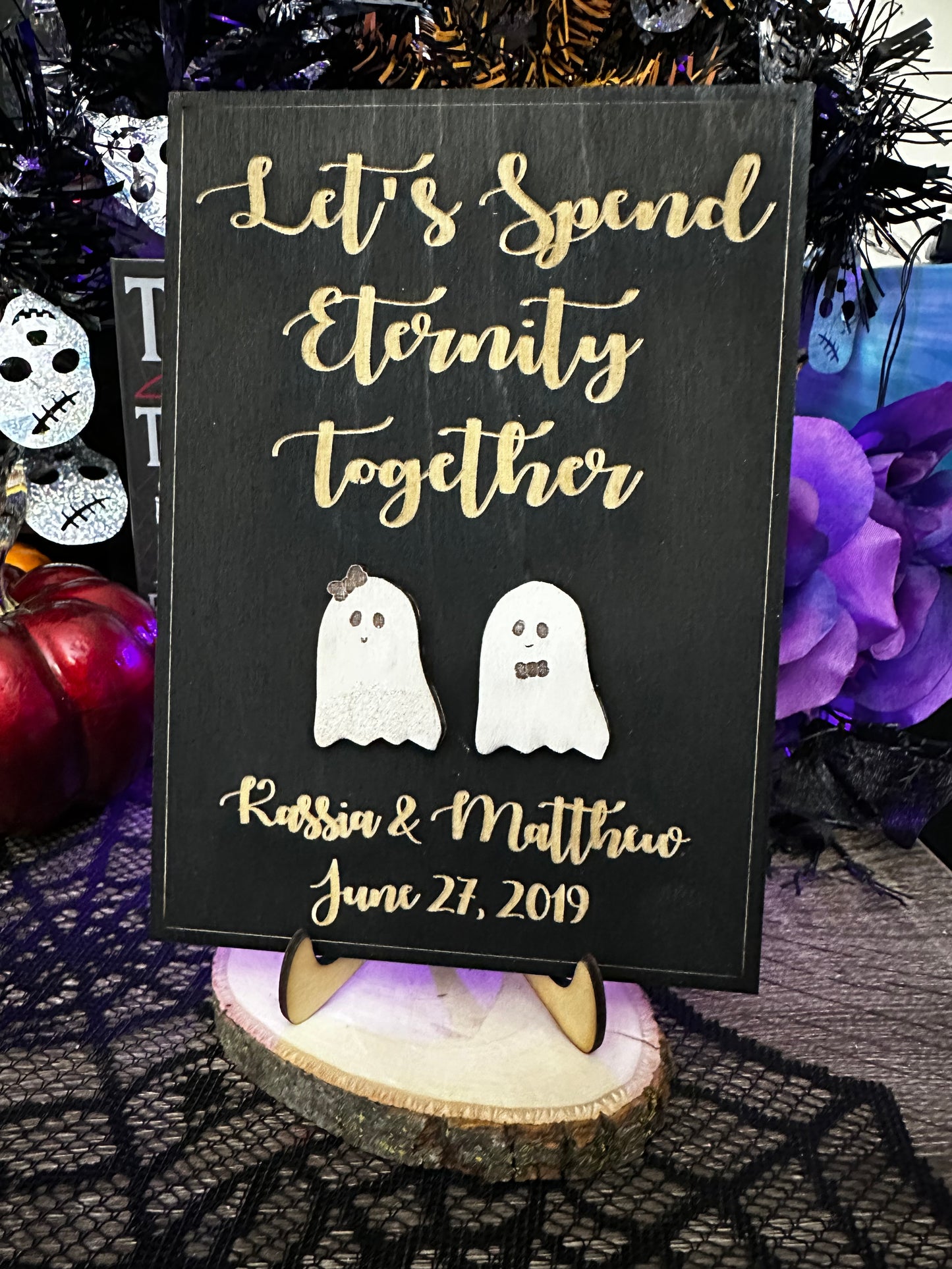 Eternity Ghosts Personalized Sign